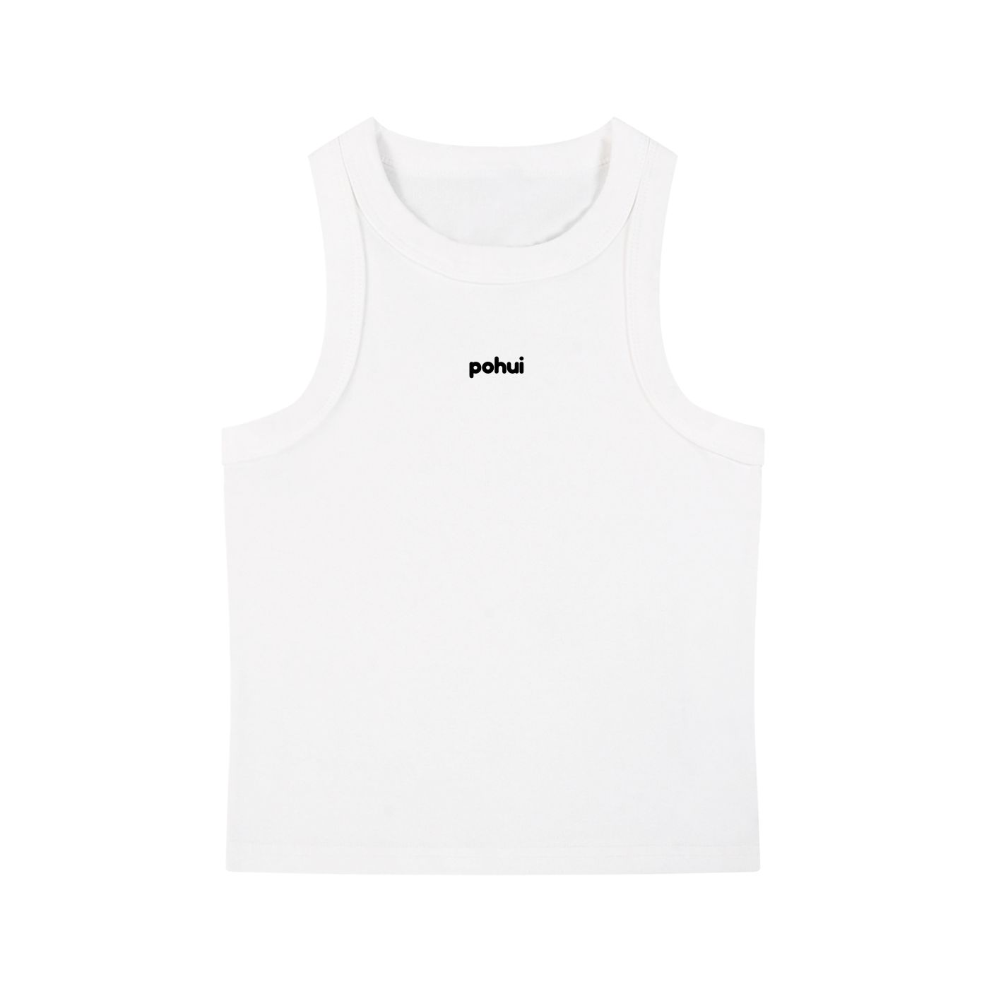 "pohui" Snow Washed Tank Top