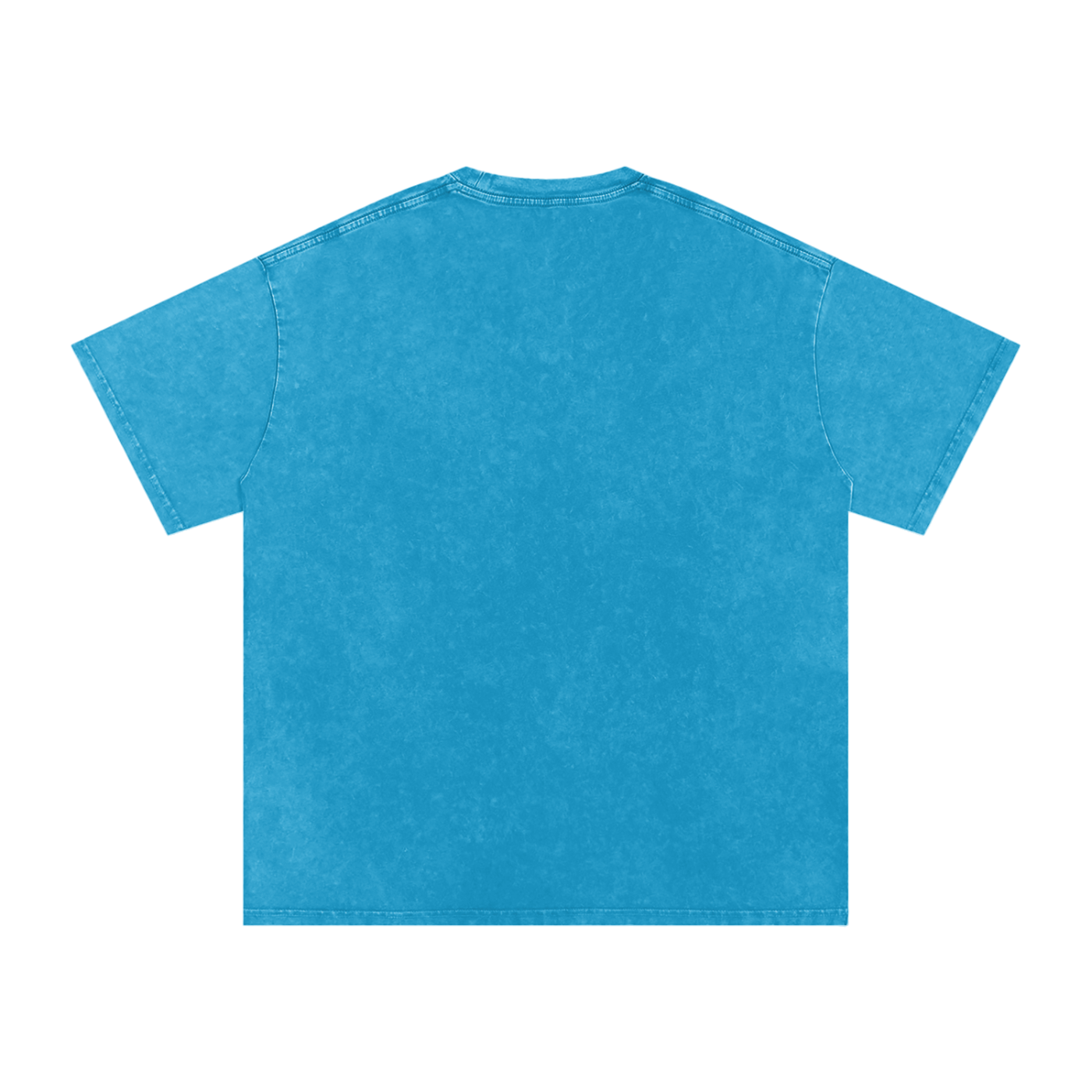 "пу-пу-пу" Snow Washed Oversized Cotton T-Shirt